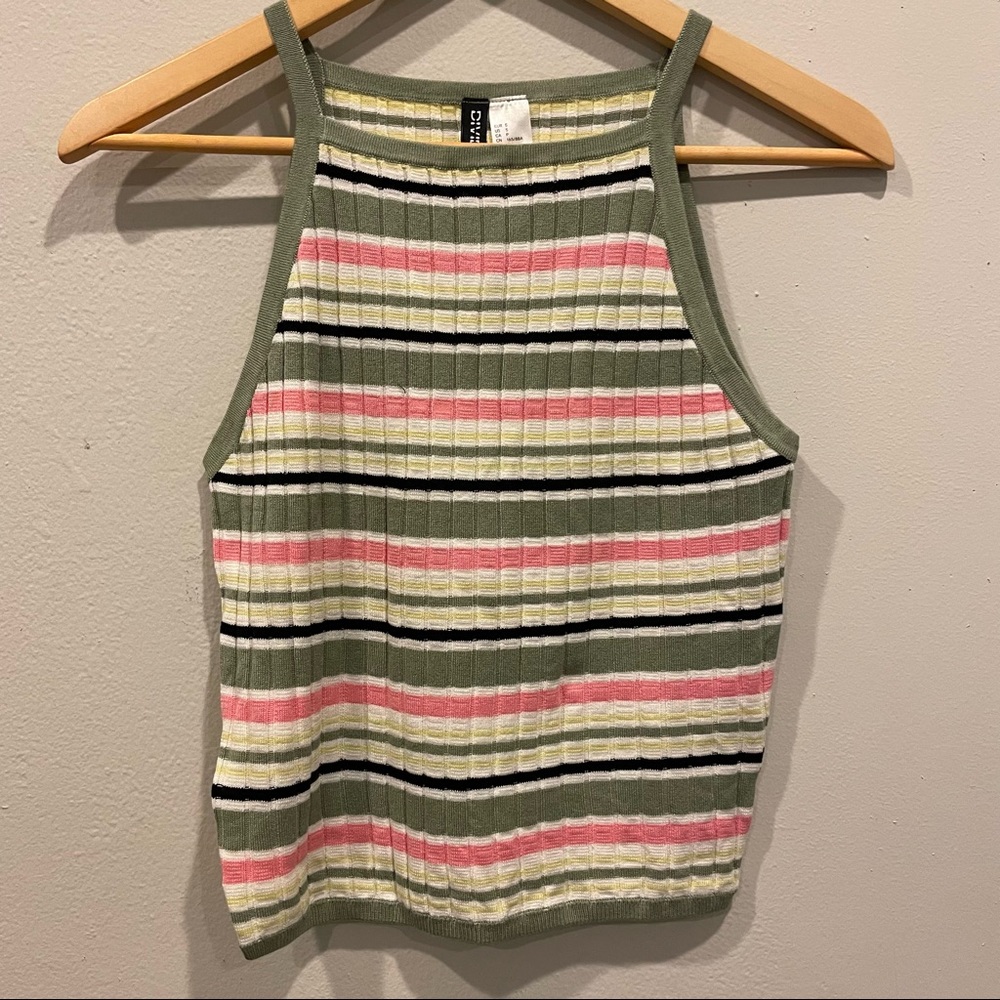 Striped Crop Top
